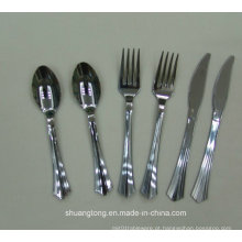 Prata Coated / Heavy Prata revestido Plastic Cutlery Set Partido Weeding descartáveis